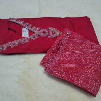 Anarkali (Bandhani Dupatta) Modal Silk